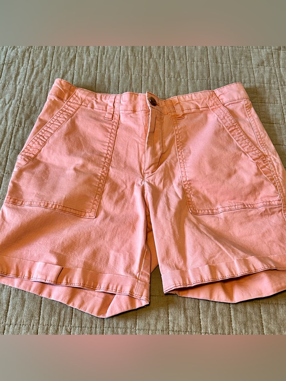 GAP Women's Coral Pink Utility Shorts